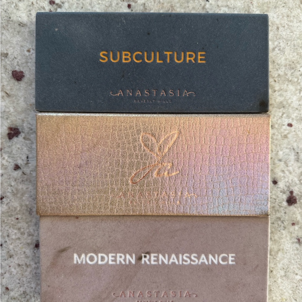 Anastasia Beverly Hills Subculture, Luxe Gold, and Modern Renaissance Palettes